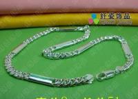男士項(xiàng)鏈批發(fā)新風(fēng)尚 925銀單扣短管分段設(shè)計(jì)引領(lǐng)潮流